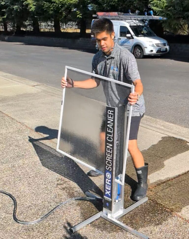 Screen cleaning